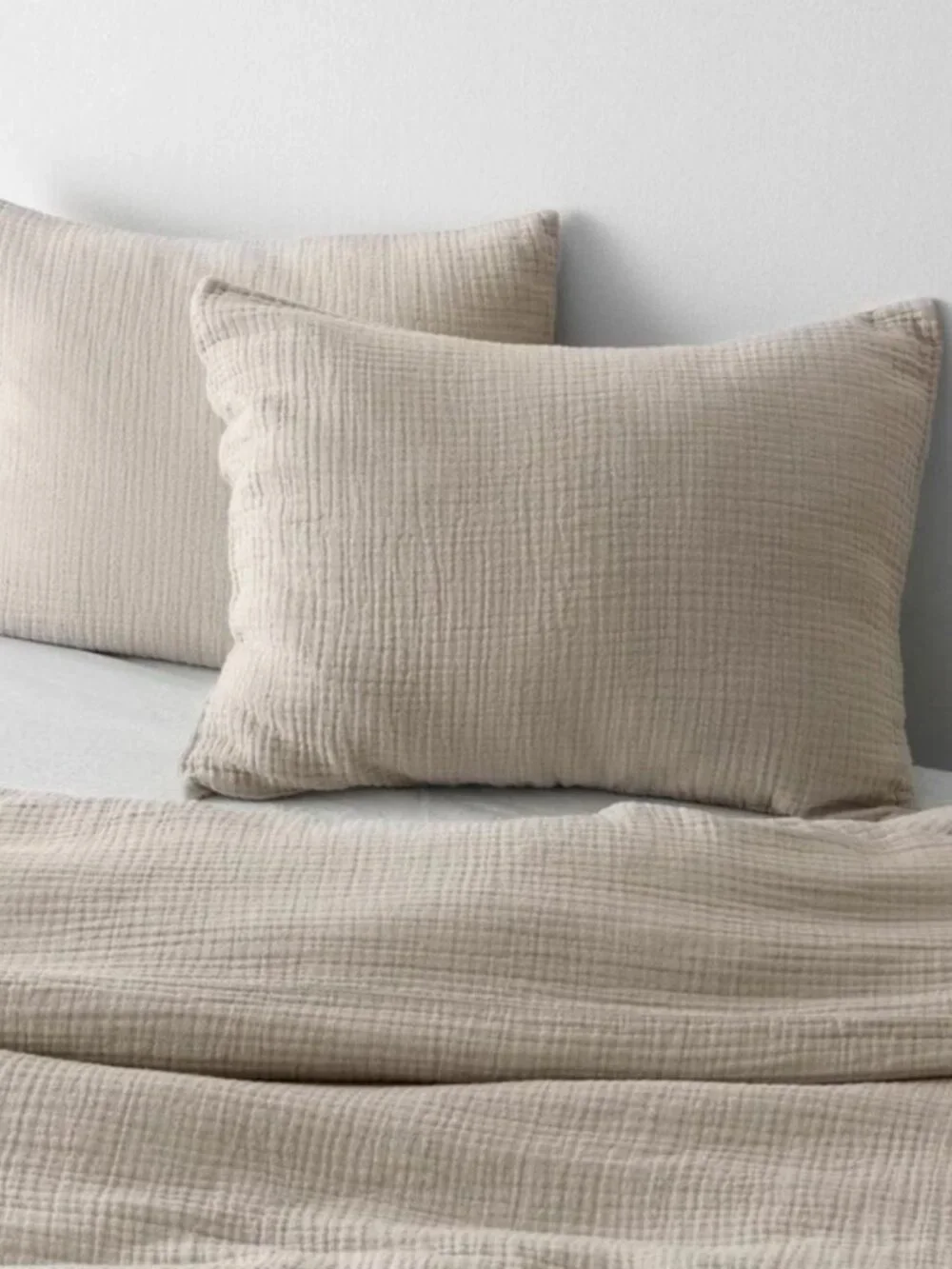 BNWT The Citizenry Cotton Gauze Duvet Set - TAN - King/Cal King